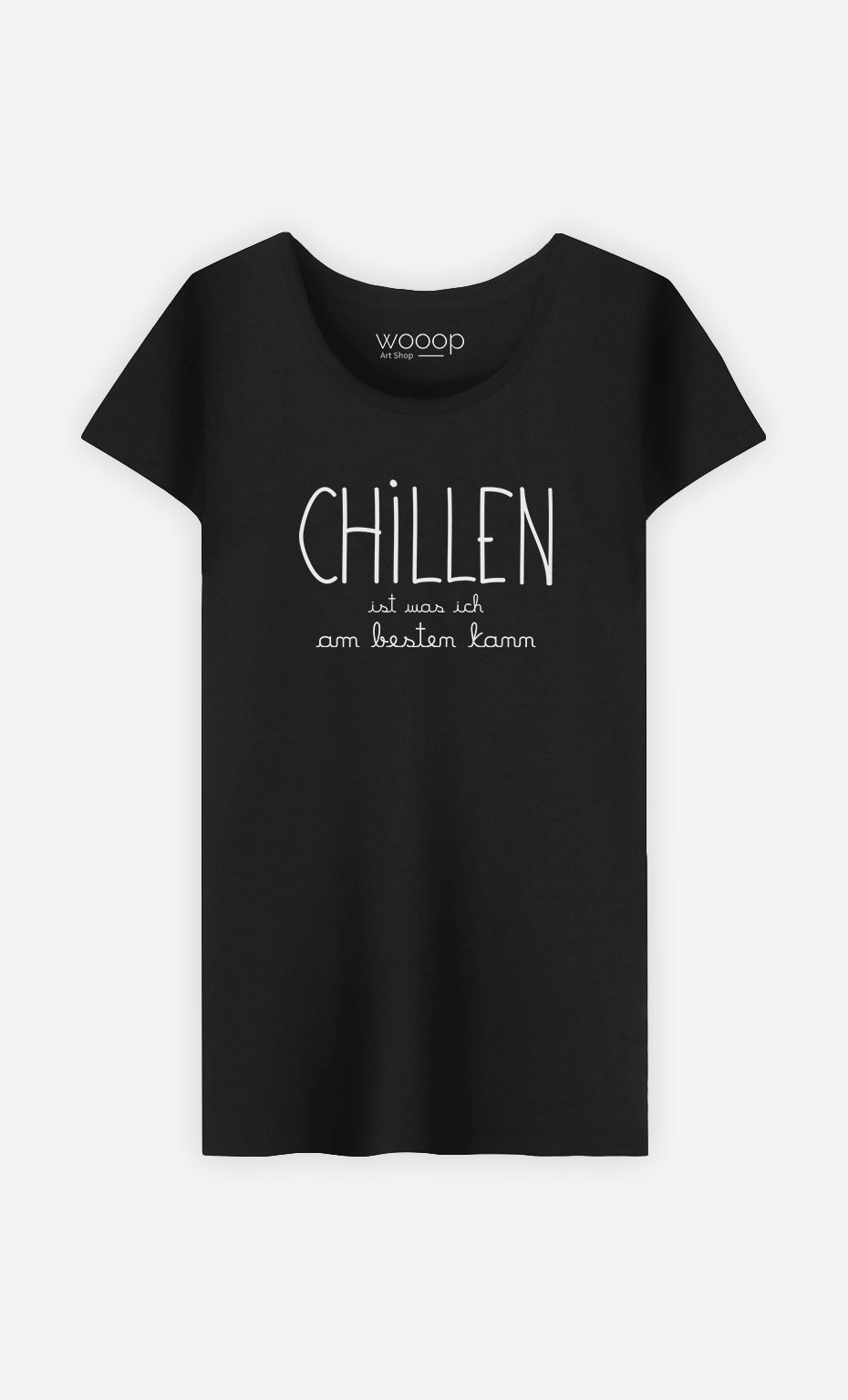 T-Shirt Schwarz Chillen