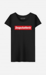 T-Shirt Schwarz Snapchatterin