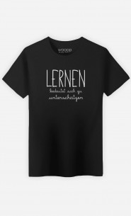 T-Shirt Schwarz Lernen
