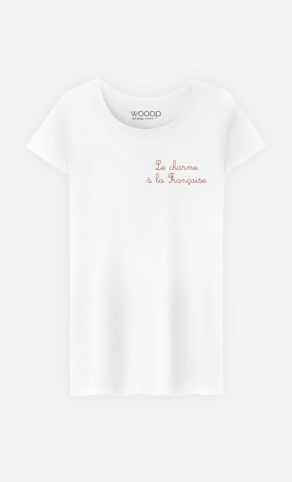 T-Shirt Le Charme A La Française - bestickt