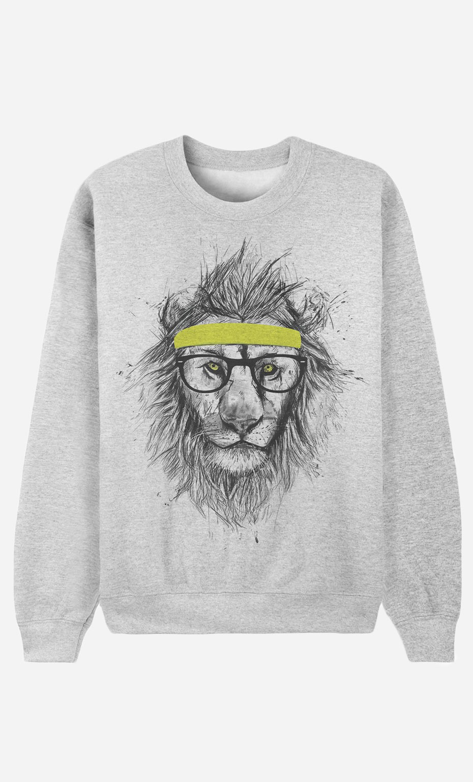 Sweatshirt Hipster Lion