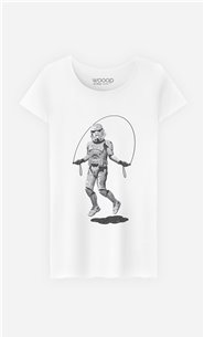 T-Shirt Stormtrooper Skipping