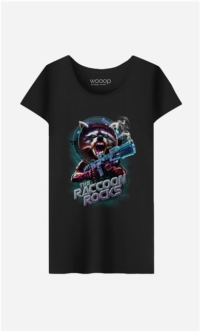 T-Shirt Racoon Rocks