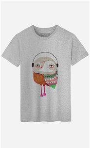 T-Shirt Owl Headphones