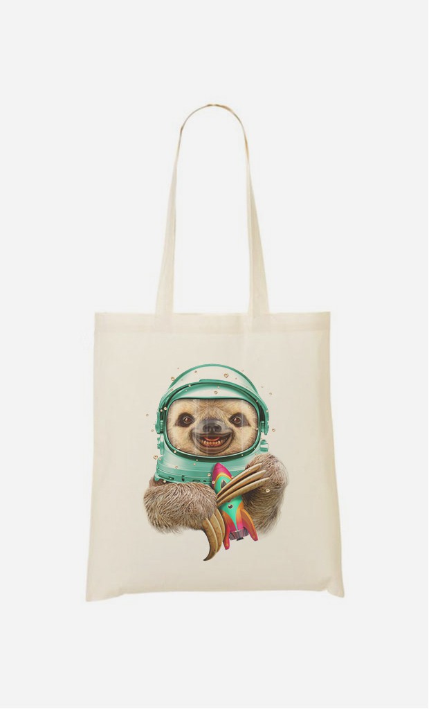 Stoffbeutel Space Sloth