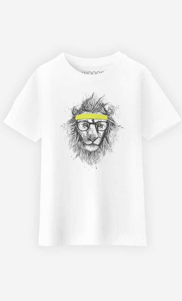 T-Shirt Hipster Lion