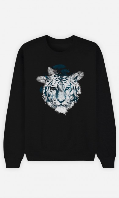 Sweatshirt Schwarz Frozen Tiger