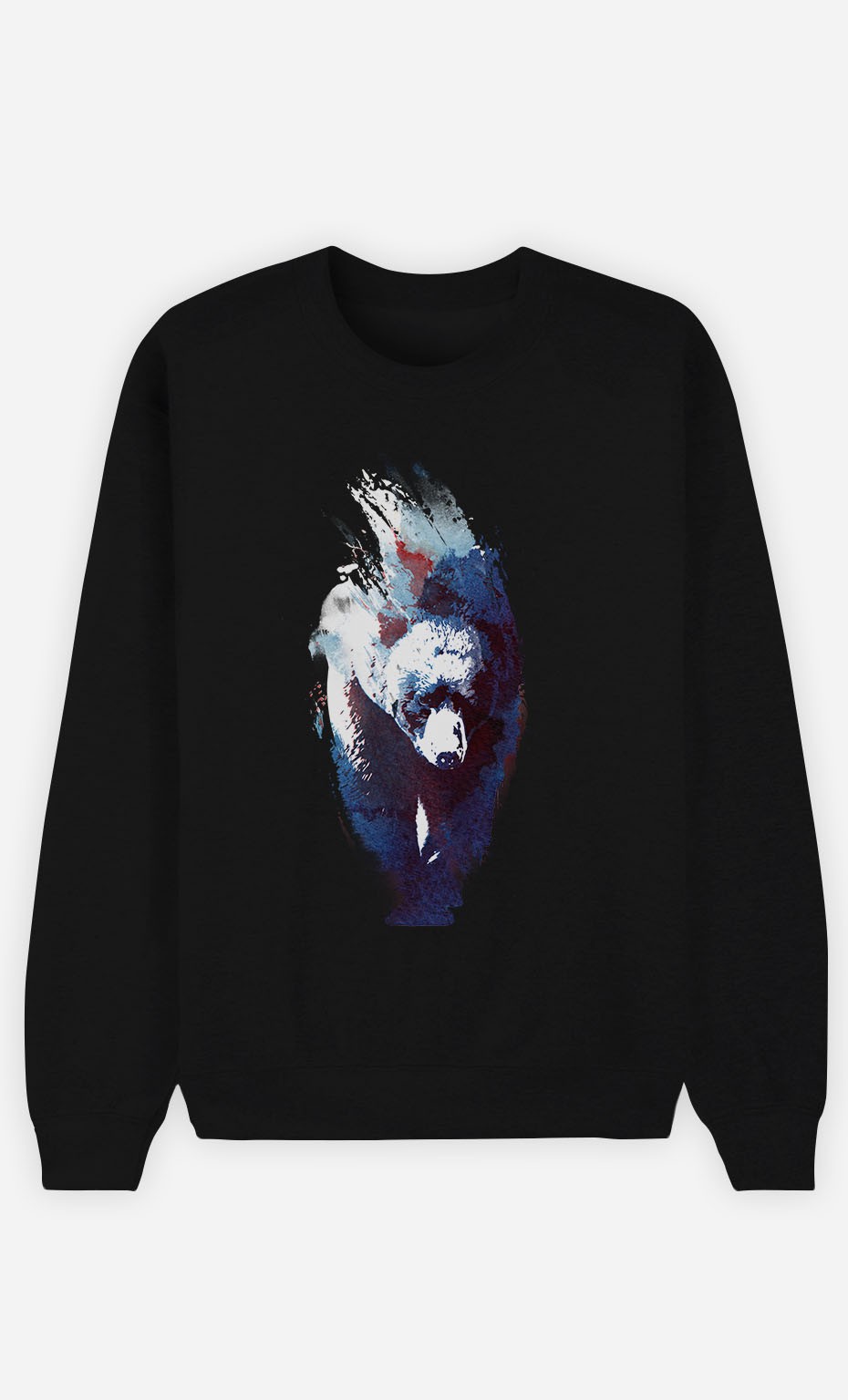 Sweatshirt Schwarz Blue Bear