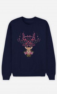 Sweatshirt Blau Spring Deer