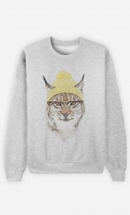 Sweatshirt Geeky Cat