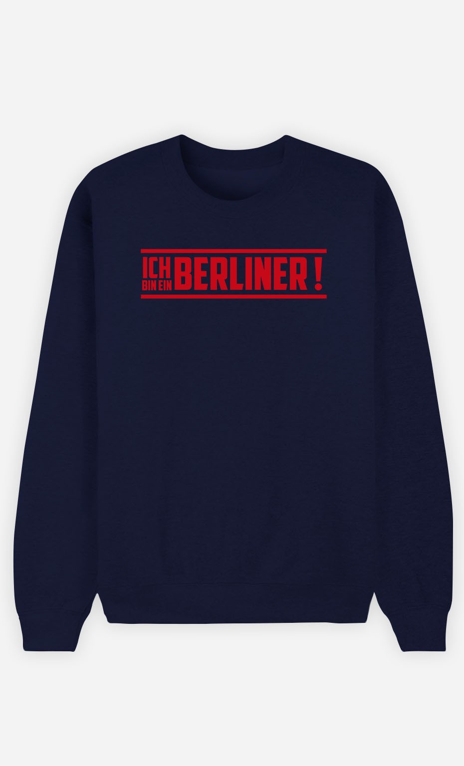 Sweatshirt Blau Ich bin ein Berliner!
