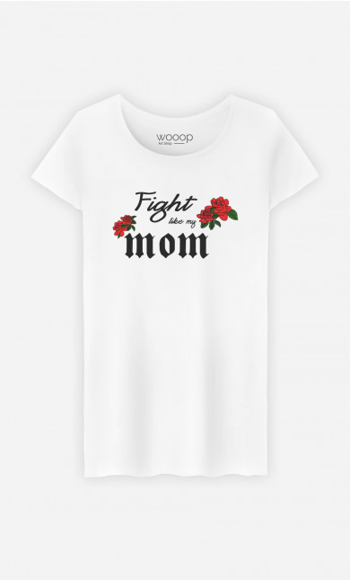 T-Shirt Damen Fight Like My Mom