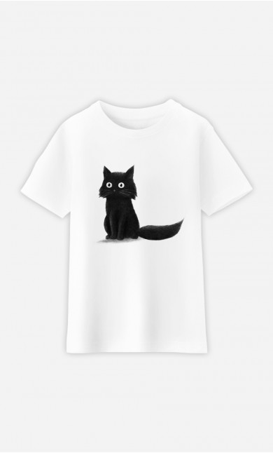 Kinder T-Shirt Sitting Cat