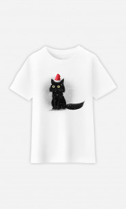 Kinder T-Shirt Christmas Cat
