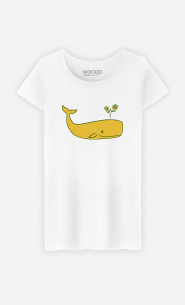 Frauen T-Shirt Peace Whale