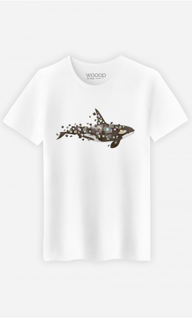 Mann T-Shirt Killer Whale