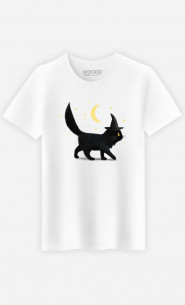 Mann T-Shirt Halloween Cat