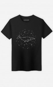 Mann T-Shirt Whale Constellation
