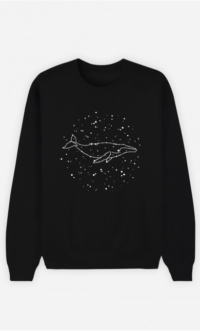 Frauen Sweatshirt Whale Constellation