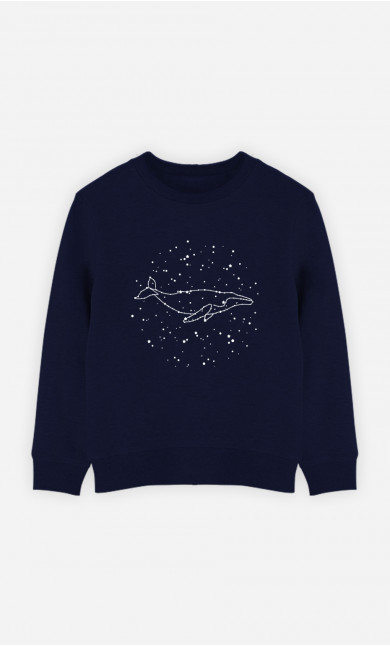 Kinder Sweatshirt Whale Constellation