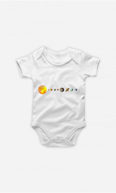 Baby Bodysuit Solar System