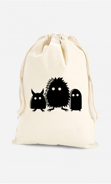 Cotton Bag Monster Trio