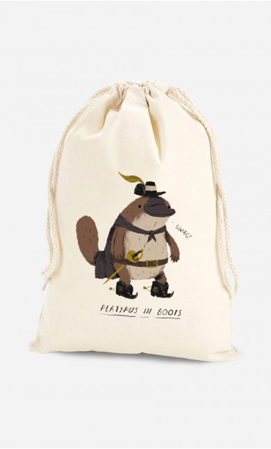 Cotton Bag Platypus In Boots