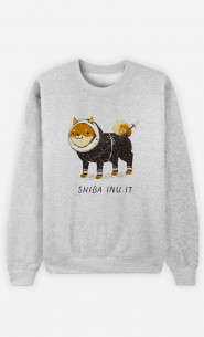 Frau Sweatshirt Shiba Inuit