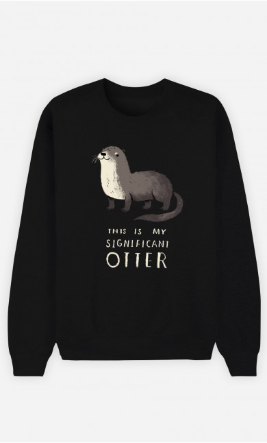 Frau Sweatshirt Significant Otter