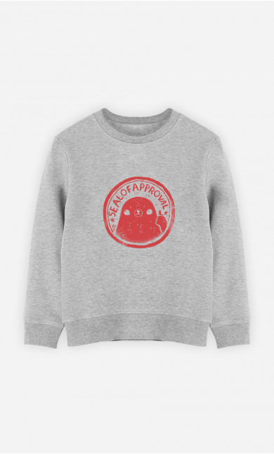 Kinder Sweatshirt Seal Of Approval