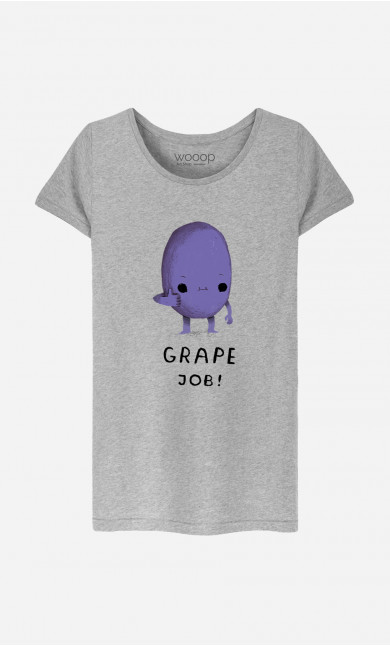 Frau T-Shirt Grape Job