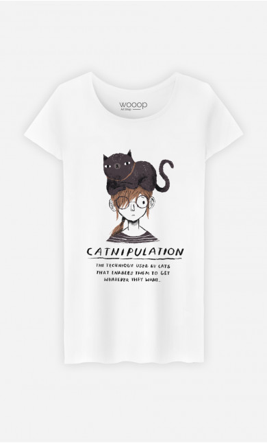 Frau T-Shirt Catnipulation