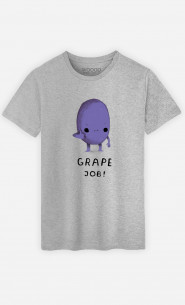 Mann T-Shirt Grape Job