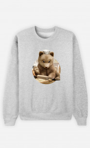 Frau Sweatshirt Chef Bear