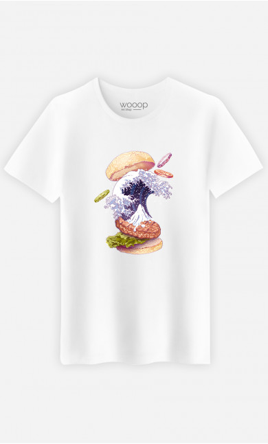 Mann T-Shirt Kanagawa Burger