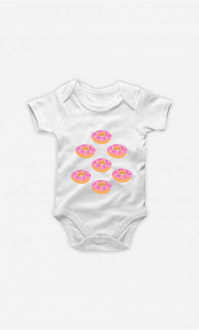 Baby Bodysuit Donuts