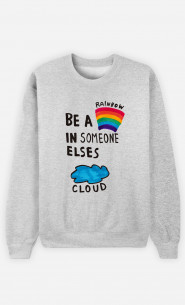 Mann Sweatshirt Be A Rainbow