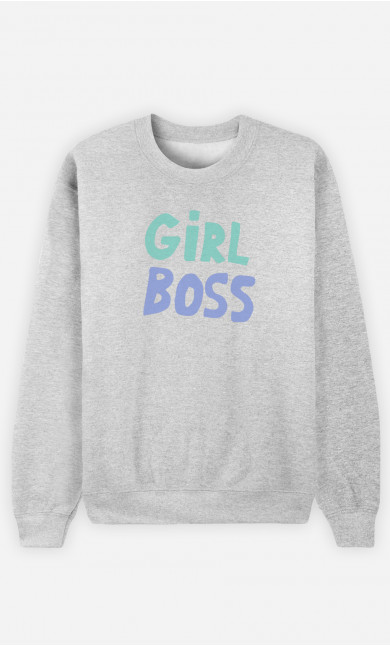 Frau Sweatshirt Girl Boss