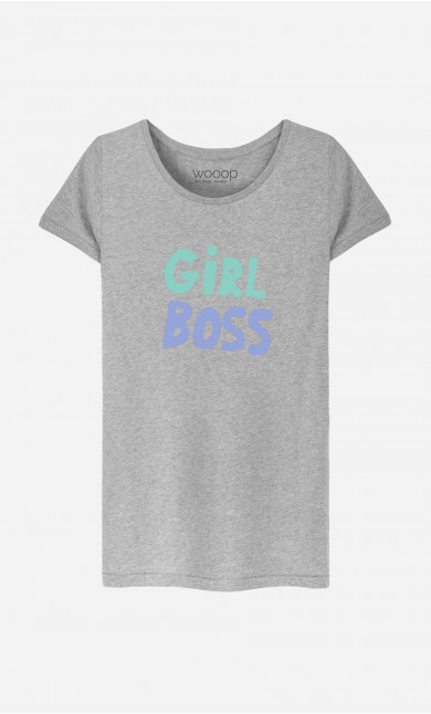 Frau T-Shirt Girl Boss
