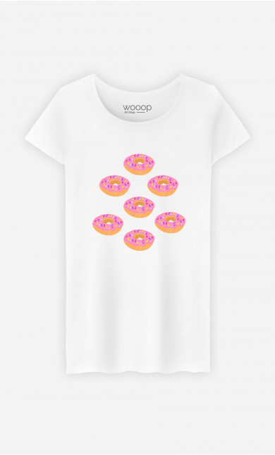 Frau T-Shirt Donuts