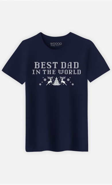 Mann T-Shirt in Marineblau Best Dad In The World