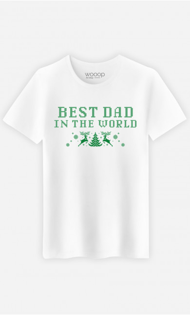 Mann T-Shirt in Weiß Best Dad In The World