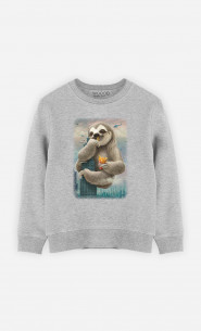 Kinder Sweatshirt Sloth Attack