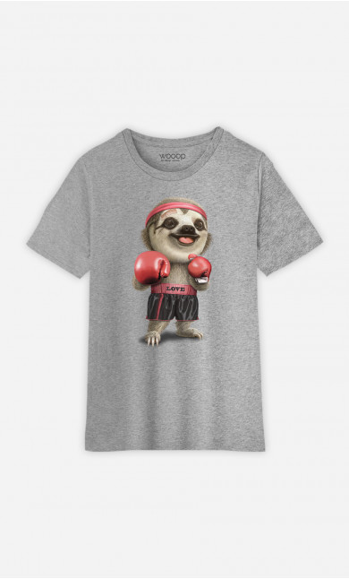 Kinder T-Shirt Sloth Boxing