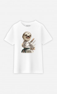 Kinder T-Shirt Karate Sloth