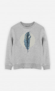 Kinder Sweatshirt Feather In A Circle