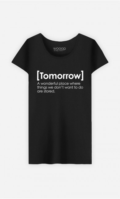 T-Shirt Tomorrow Definition