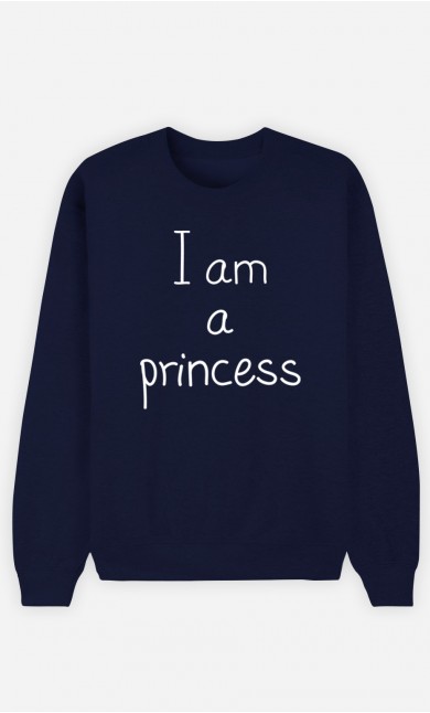 Blue Sweatshirt I'm a Princess