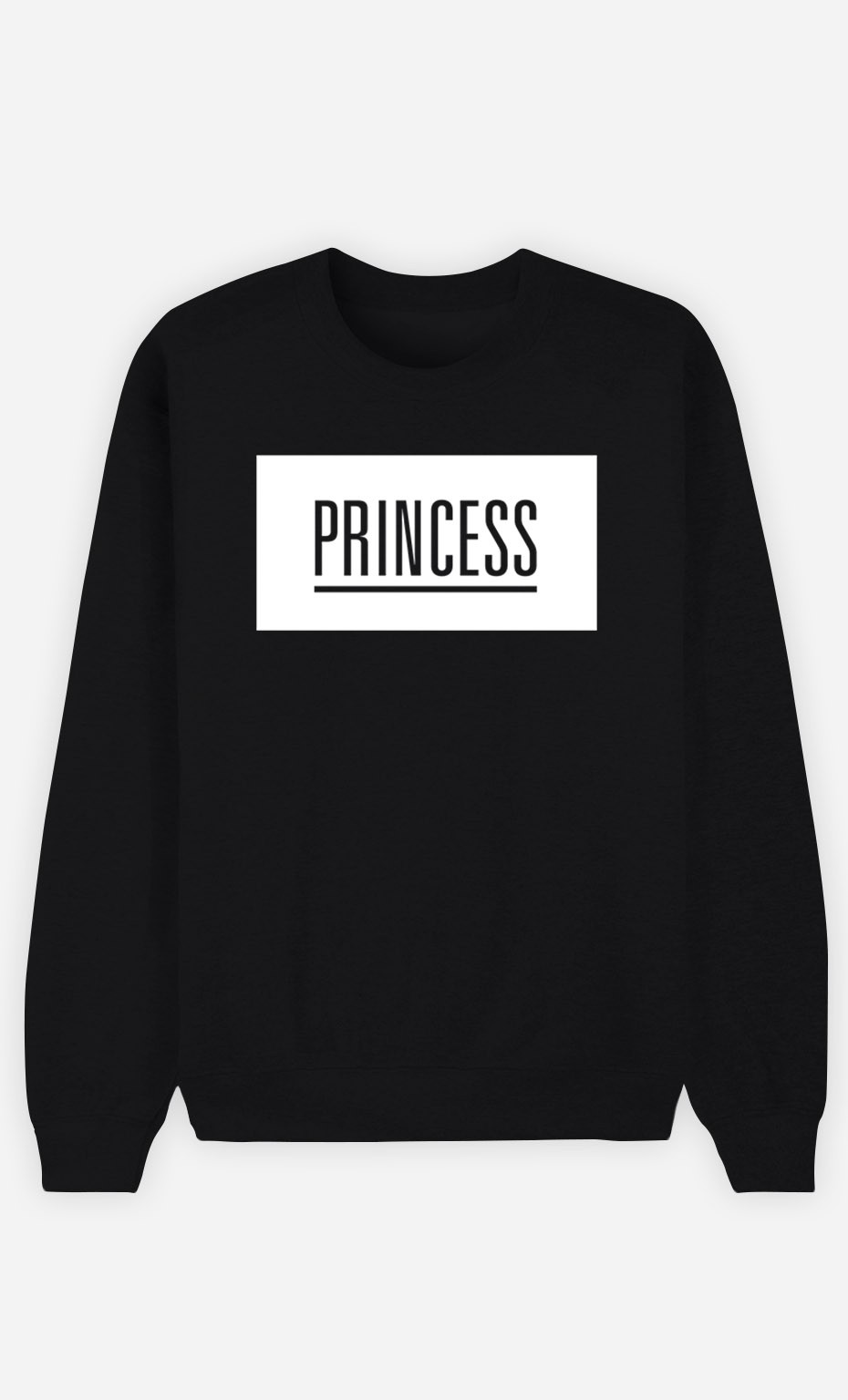 Black Sweatshirt Princess