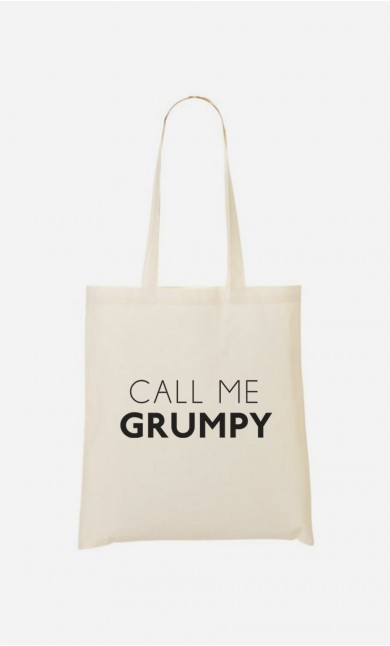 Tote Bag Call Me Grumpy